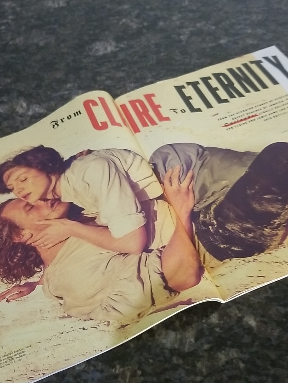 Entertainment Weekly Magazine Featuring Outlander - Picture 3 of 6